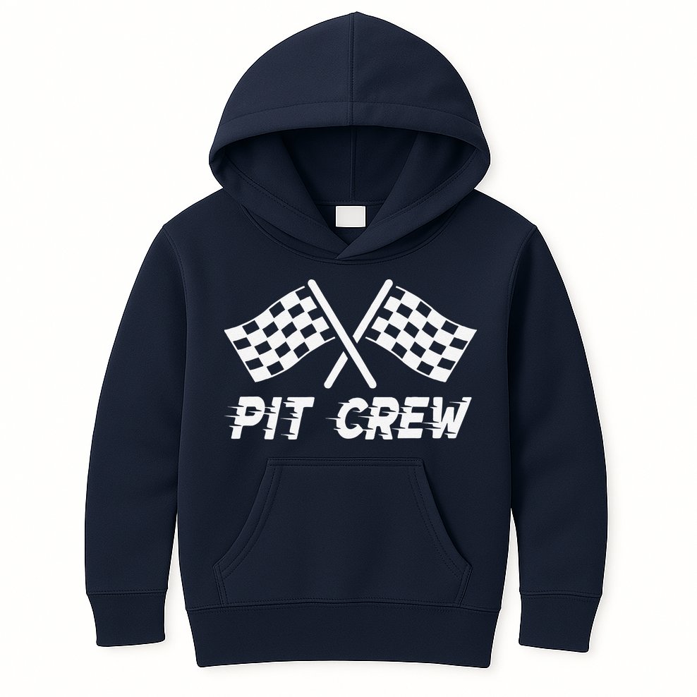 Pit Crew Costume For Race Car Parties Kids Hoodie