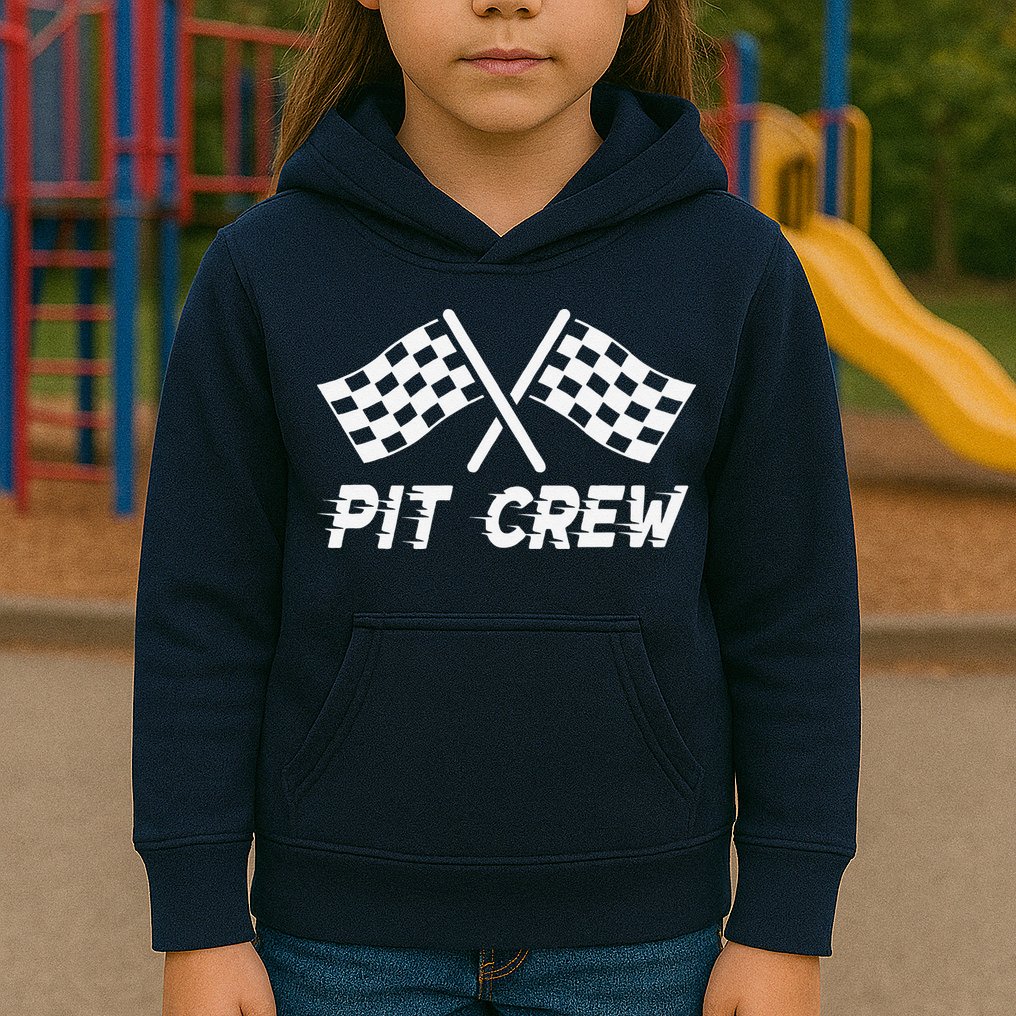 Pit Crew Costume For Race Car Parties Kids Hoodie