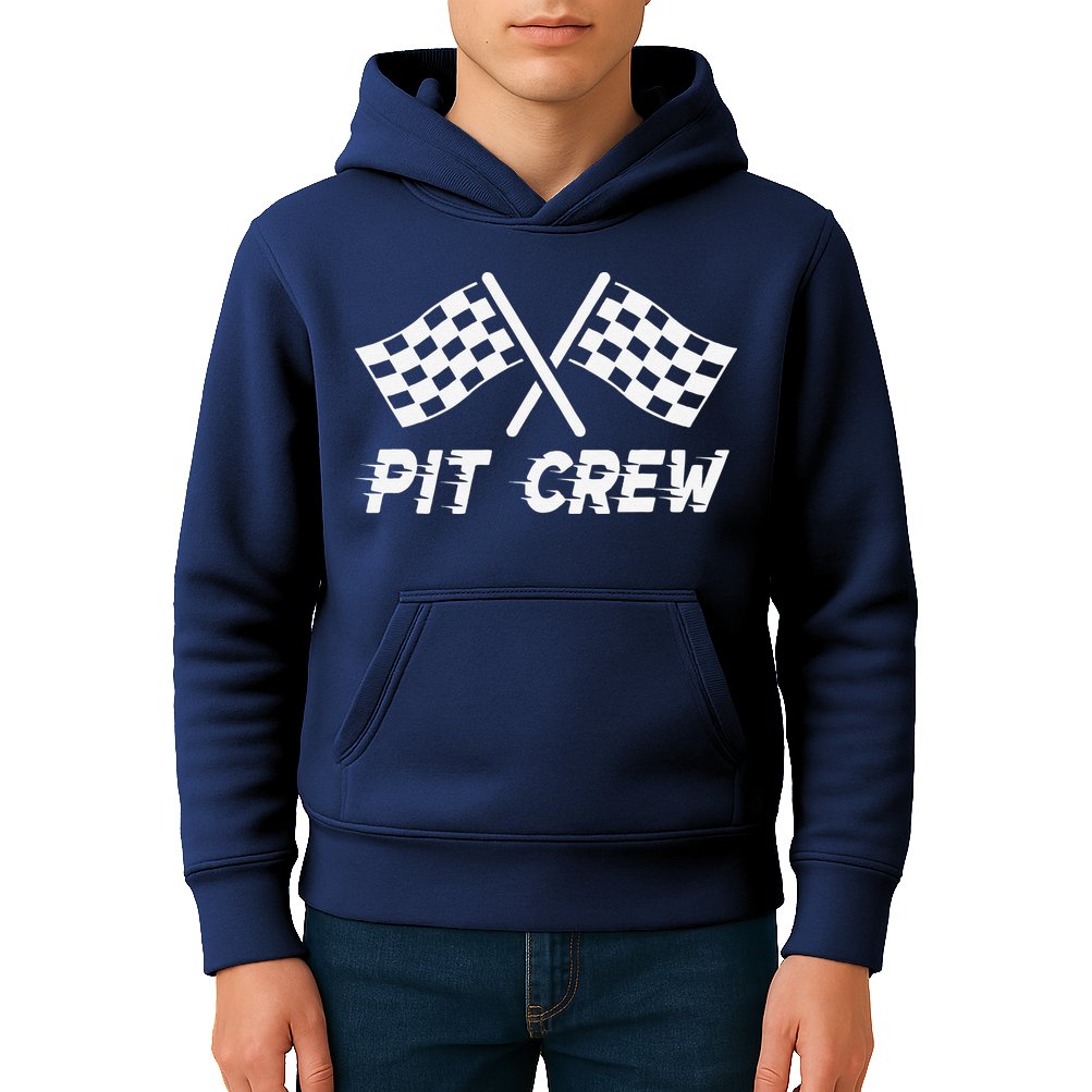 Pit Crew Costume For Race Car Parties Kids Hoodie