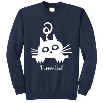 Purrrfect Cute Cat Sweatshirt