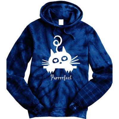 Purrrfect Cute Cat Tie Dye Hoodie