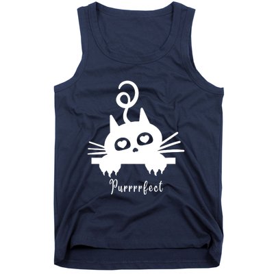 Purrrfect Cute Cat Tank Top