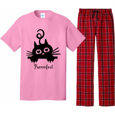 Purrrfect Cute Cat Pajama Set