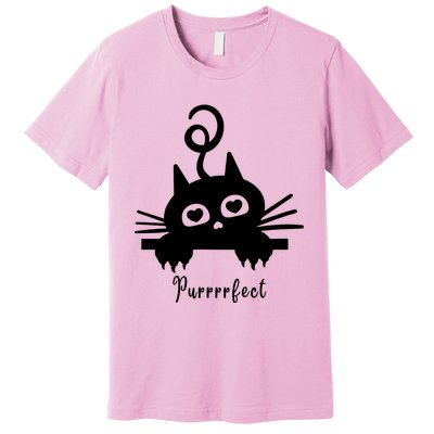 Purrrfect Cute Cat Premium T-Shirt