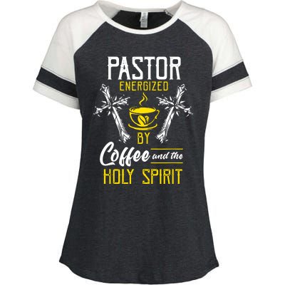 Pastor Coffee Cool Enza Ladies Jersey Colorblock Tee