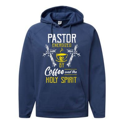 Pastor Coffee Cool Performance Fleece Hoodie