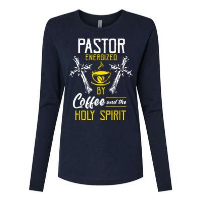 Pastor Coffee Cool Womens Cotton Relaxed Long Sleeve T-Shirt