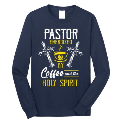 Pastor Coffee Cool Long Sleeve Shirt