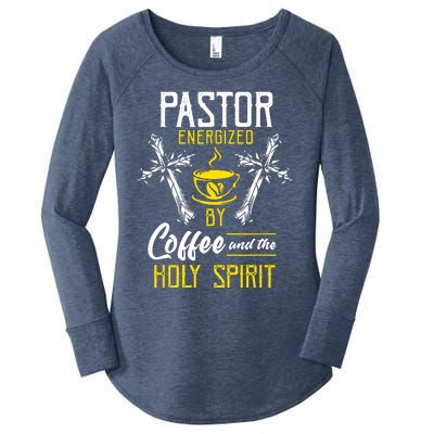 Pastor Coffee Cool Women's Perfect Tri Tunic Long Sleeve Shirt