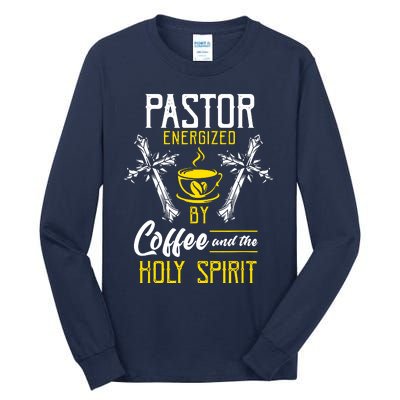 Pastor Coffee Cool Tall Long Sleeve T-Shirt