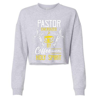 Pastor Coffee Cool Cropped Pullover Crew