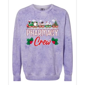 Pharmacy Crew Chistmas Season Gift Colorblast Crewneck Sweatshirt