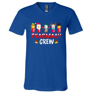 Pharmacy Crew Christmas Funny Pharmacist Christmas Great Gift V-Neck T-Shirt