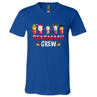 Pharmacy Crew Christmas Funny Pharmacist Christmas Great Gift V-Neck T-Shirt