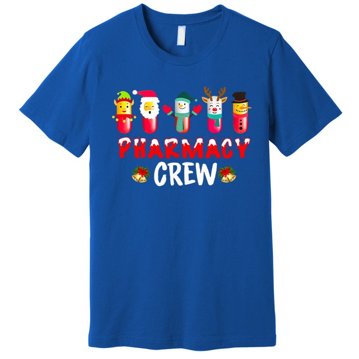 Pharmacy Crew Christmas Funny Pharmacist Christmas Great Gift Premium T-Shirt