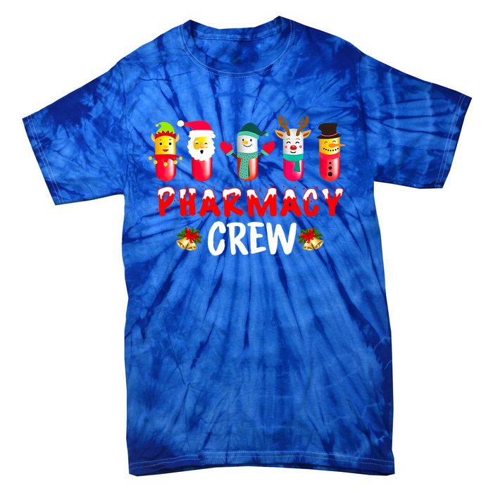 Pharmacy Crew Christmas Funny Pharmacist Christmas Great Gift Tie-Dye T-Shirt