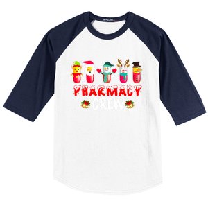 Pharmacy Crew Christmas Funny Pharmacist Christmas Great Gift Baseball Sleeve Shirt