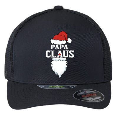 Papa Claus Christmas Lights Pajama Family Matching Flexfit Unipanel Trucker Cap