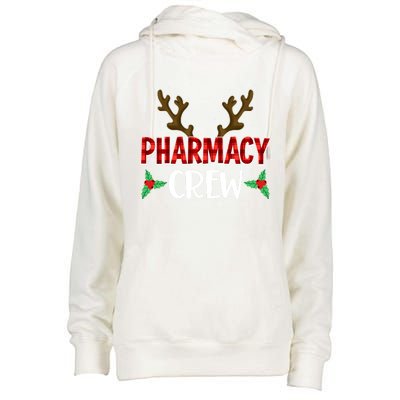 Pharmacy Crew Christmas Pharm Nurse Pharmacist Tech Squad Gift Womens Funnel Neck Pullover Hood