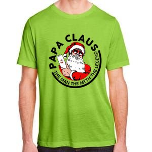 Papa Claus Christmas The The Myth The Legend Great Gift Adult ChromaSoft Performance T-Shirt