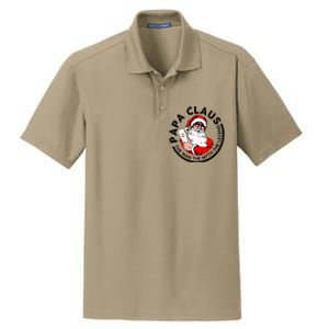 Papa Claus Christmas The The Myth The Legend Great Gift Dry Zone Grid Polo