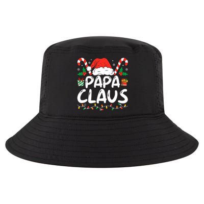 Papa Claus Christmas Lights Matching Family Pajama Gift Cool Comfort Performance Bucket Hat