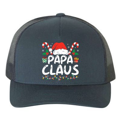 Papa Claus Christmas Lights Matching Family Pajama Gift Yupoong Adult 5-Panel Trucker Hat