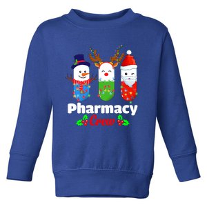 Pharmacy Crew Christmas Pills Snow Reindeer Santa Claus Gift Toddler Sweatshirt