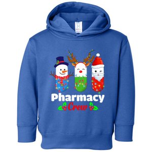 Pharmacy Crew Christmas Pills Snow Reindeer Santa Claus Gift Toddler Hoodie