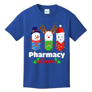 Pharmacy Crew Christmas Pills Snow Reindeer Santa Claus Gift Kids T-Shirt