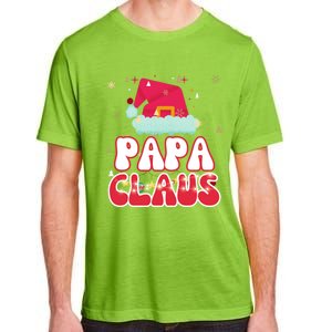 Papa Claus Christmas Lights Pajama Family Matching Gift Adult ChromaSoft Performance T-Shirt