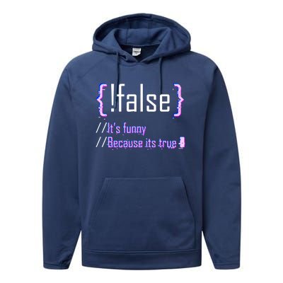 Programming Code Computer Science Web Software Developer Gift Performance Fleece Hoodie