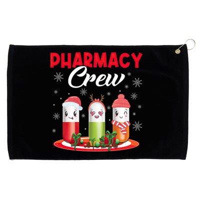 Pharmacy Crew Christmas Pills Snow Reindeer Santa Claus Meaningful Gift Grommeted Golf Towel