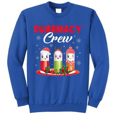 Pharmacy Crew Christmas Pills Snow Reindeer Santa Claus Meaningful Gift Sweatshirt