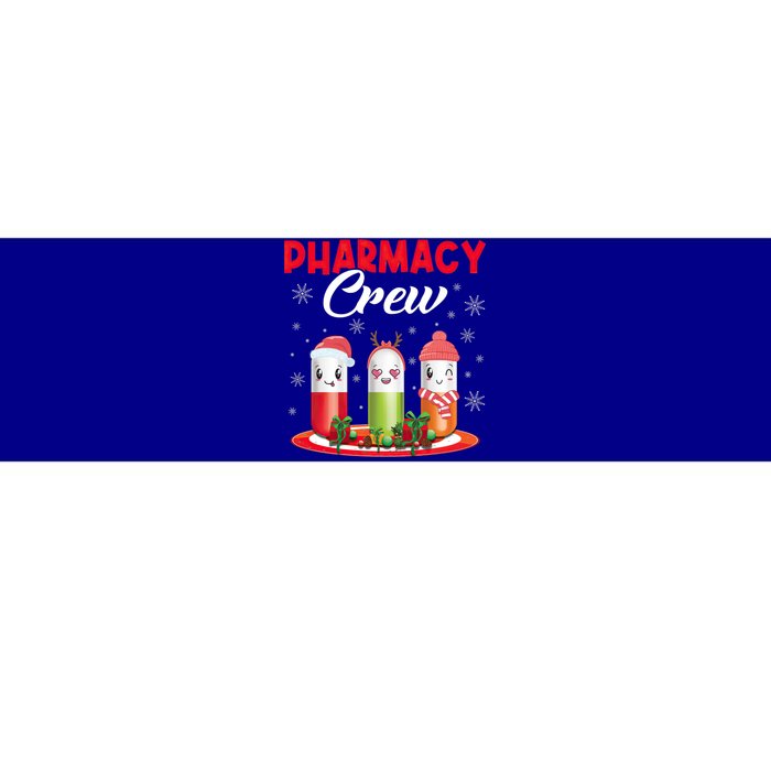 Pharmacy Crew Christmas Pills Snow Reindeer Santa Claus Meaningful Gift Bumper Sticker