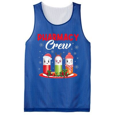 Pharmacy Crew Christmas Pills Snow Reindeer Santa Claus Meaningful Gift Mesh Reversible Basketball Jersey Tank