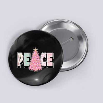 Peace Christmas Cute Holiday Gift Button