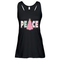 Peace Christmas Cute Holiday Gift Ladies Essential Flowy Tank