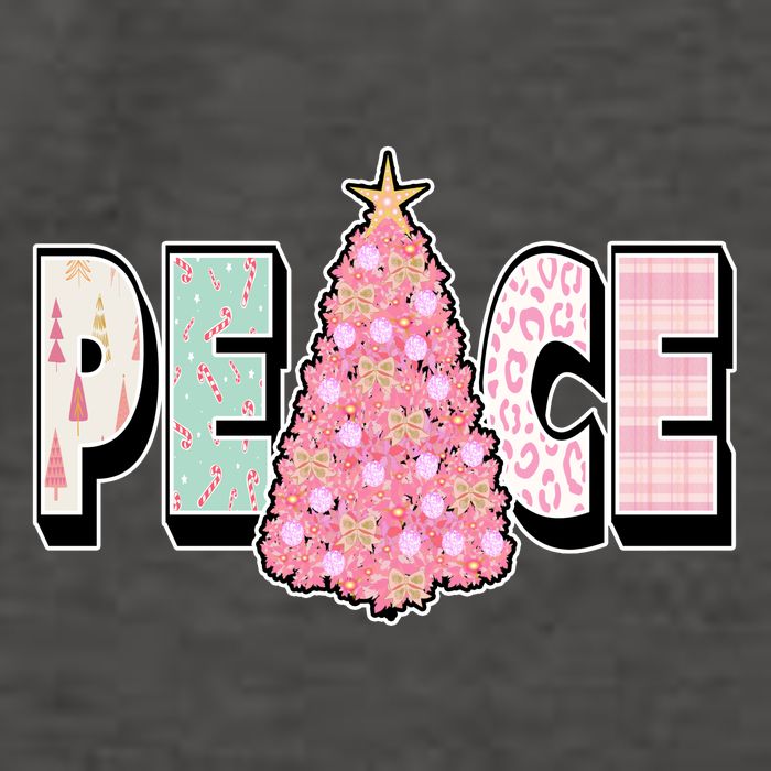Peace Christmas Cute Holiday Gift Vector Backpack