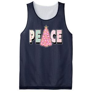 Peace Christmas Cute Holiday Gift Mesh Reversible Basketball Jersey Tank