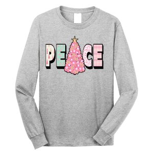 Peace Christmas Cute Holiday Gift Long Sleeve Shirt