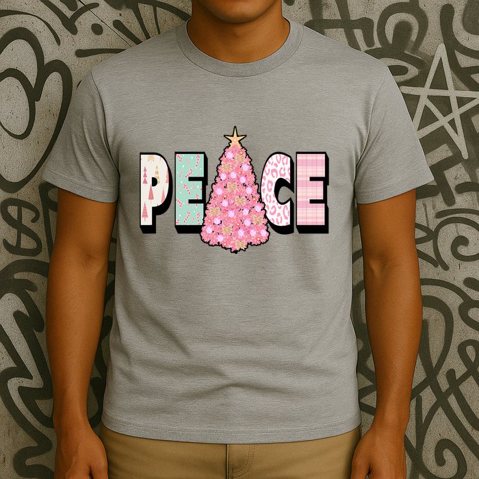 Peace Christmas Cute Holiday Gift T-Shirt