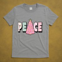 Peace Christmas Cute Holiday Gift T-Shirt
