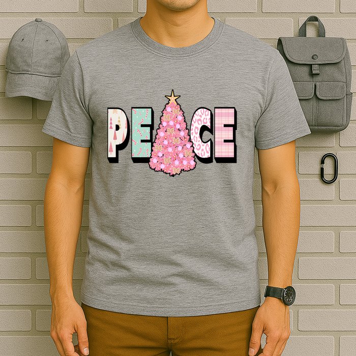 Peace Christmas Cute Holiday Gift T-Shirt