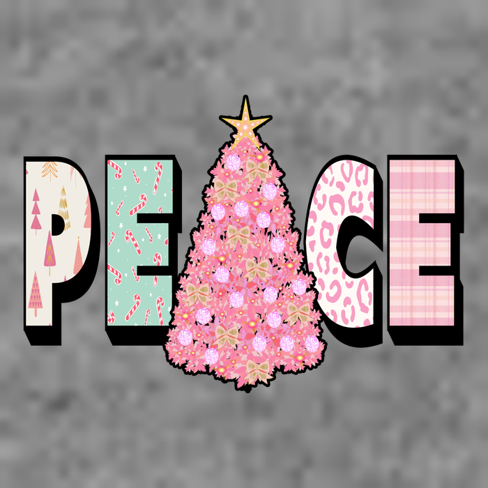Peace Christmas Cute Holiday Gift T-Shirt