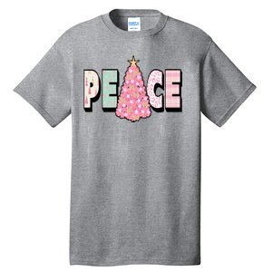 Peace Christmas Cute Holiday Gift Tall T-Shirt