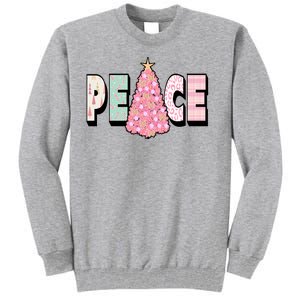 Peace Christmas Cute Holiday Gift Tall Sweatshirt