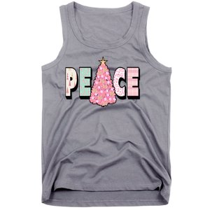 Peace Christmas Cute Holiday Gift Tank Top