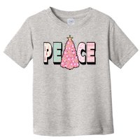 Peace Christmas Cute Holiday Gift Toddler T-Shirt