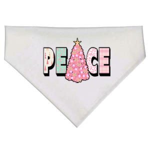 Peace Christmas Cute Holiday Gift USA-Made Doggie Bandana